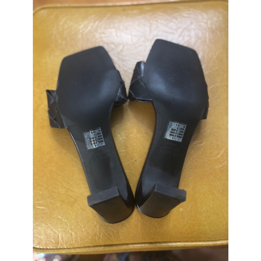 Women's Forever21Black Heeled Sandals Size 10W - Picture 3 of 4